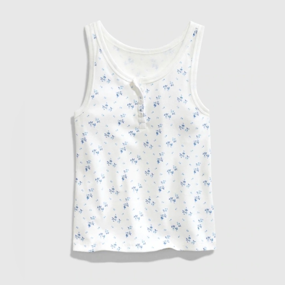 Gap Teen Henley Crop Top